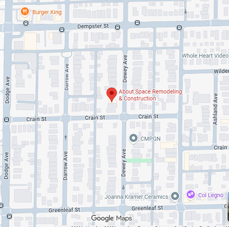 Map showing About Space Remodeling and Construction location